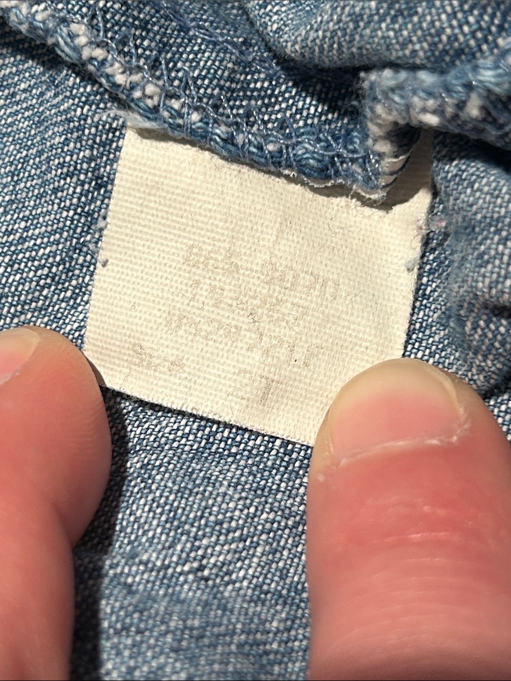 Vintage Blue Denim Kids Overalls - Picture 3 of 4